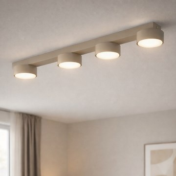 Brilagi - LED taškinis šviestuvas MONO 4xGX53/12W/230V smėlio spalvos