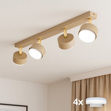 Brilagi - LED taškinis šviestuvas MONO 4xGX53/13W/230V smėlio spalvos