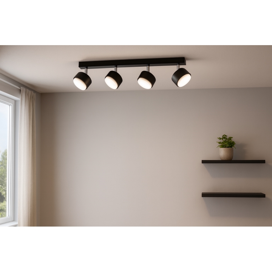 Brilagi - LED taškinis šviestuvas MONO 4xGX53/30W/230V juodas