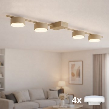 Brilagi - LED taškinis šviestuvas MONO 4xGX53/30W/230V smėlio spalvos