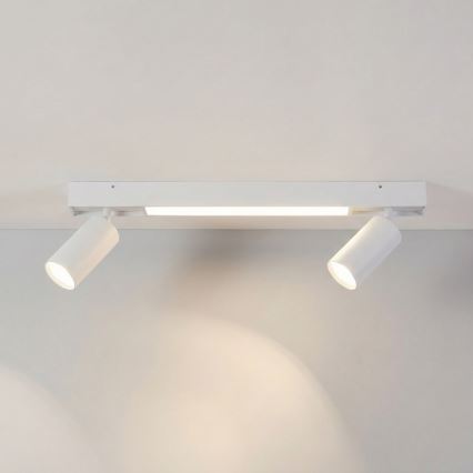 Brilagi - LED taškinis šviestuvas SELE 2xGU10/30W/230V + LED/15W baltas