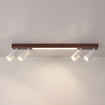 BRILAGI - LED Taškinis šviestuvas SELE 4xGU10/30W/230V + LED/20W balta/vyšnių dekoras