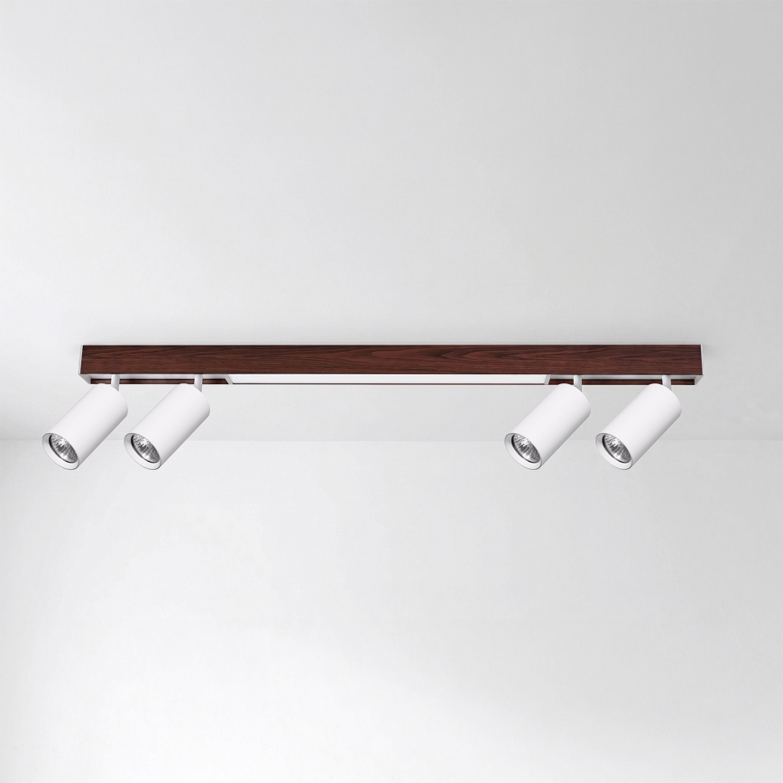 BRILAGI - LED Taškinis šviestuvas SELE 4xGU10/30W/230V + LED/20W balta/vyšnių dekoras