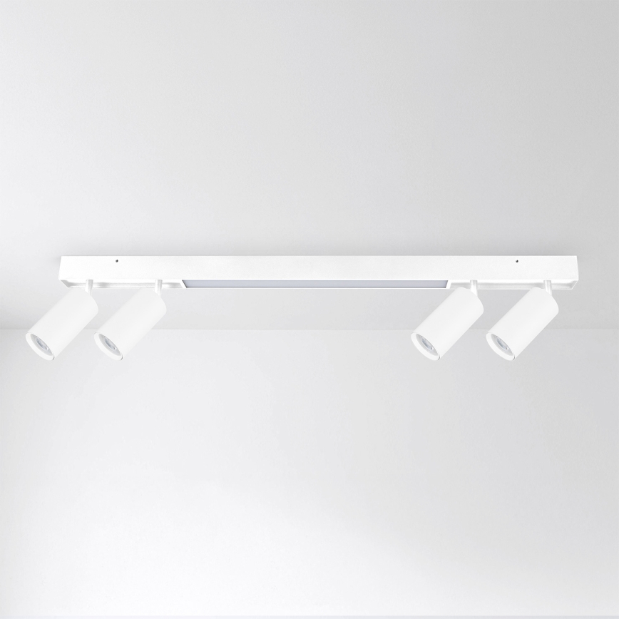 Brilagi - LED taškinis šviestuvas SELE 4xGU10/30W/230V + LED/20W baltas