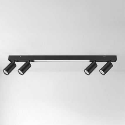 Brilagi - LED taškinis šviestuvas SELE 4xGU10/30W/230V + LED/25W juodas