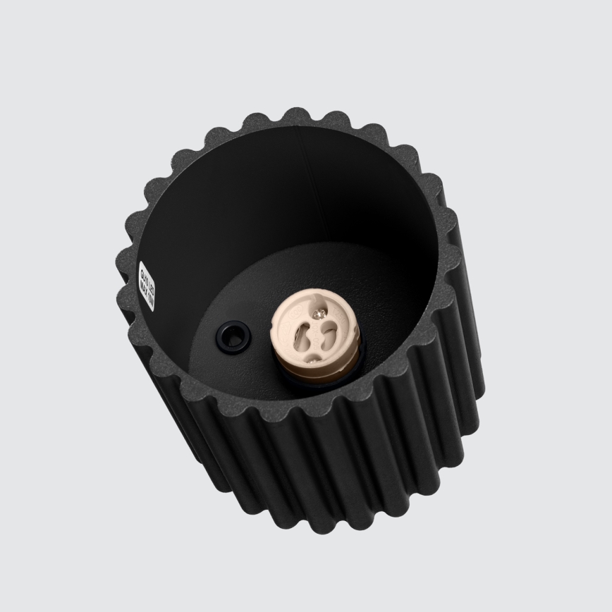 Brilagi - LED taškinis šviestuvas SFERA 1xGU10/10W/230V skersmuo 10 cm juodas