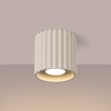 Brilagi - LED taškinis šviestuvas SFERA 1xGU10/10W/230V skersmuo 10 cm kreminė