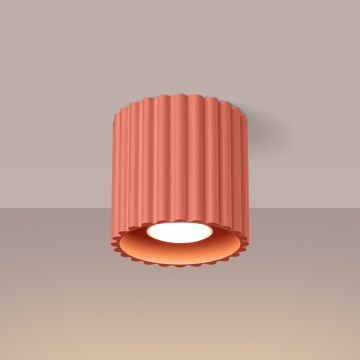 Brilagi - LED taškinis šviestuvas SFERA 1xGU10/10W/230V, skersmuo 10 cm, rožinis