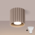 Brilagi - LED taškinis šviestuvas SFERA 1xGU10/10W/230V skersmuo 10 cm taupe