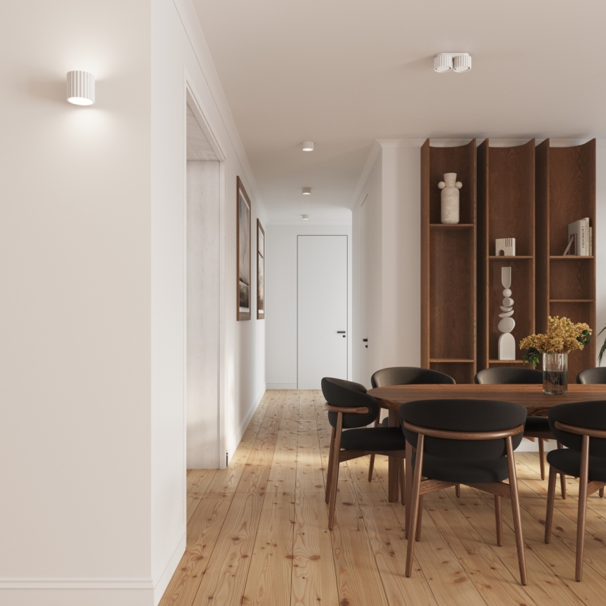 Brilagi - LED taškinis šviestuvas SFERA 1xGX53/30W/230V, skersmuo 10 cm, balta