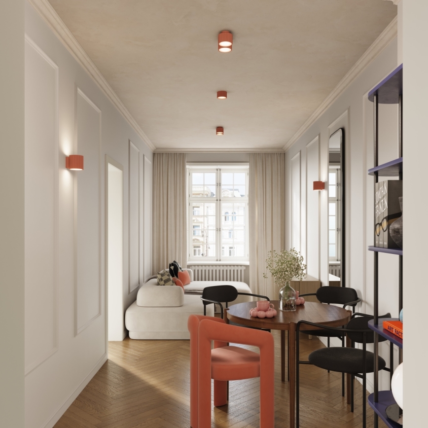 Brilagi - LED taškinis šviestuvas SFERA 1xGX53/30W/230V skersmuo 10 cm rožinis