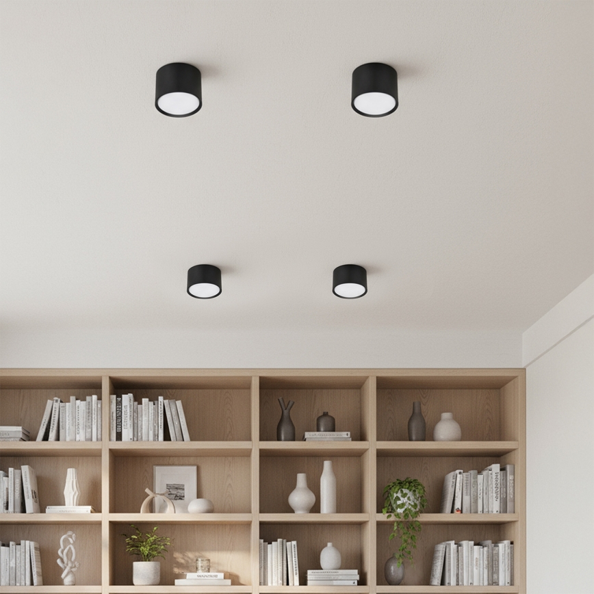 BRILAGI - LED Taškinis šviestuvas SMOOTH 1xGX53/15W/230V 60x82 mm juodas