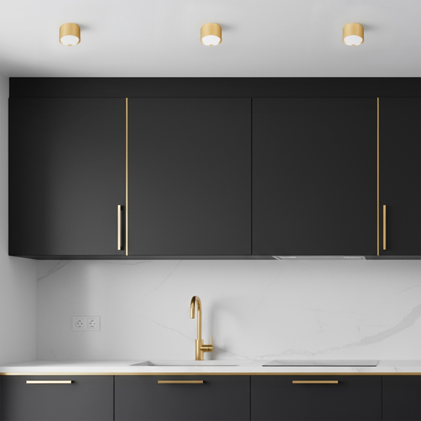 Brilagi - LED taškinis šviestuvas SMOOTH 1xGX53/15W/230V aukso spalvos