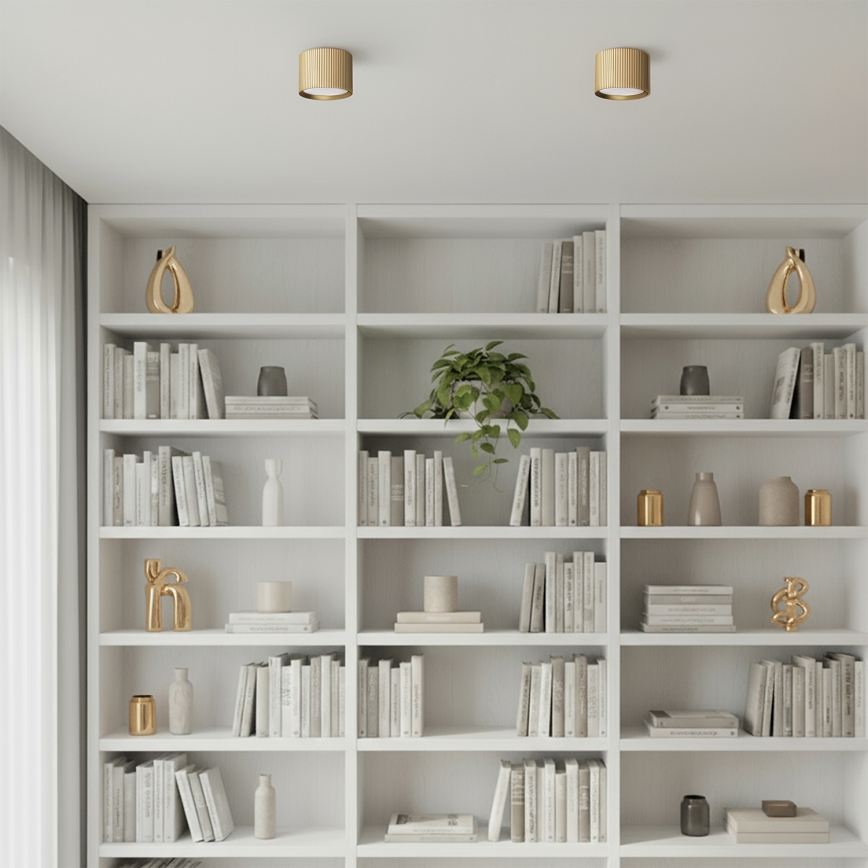 Brilagi - LED taškinis šviestuvas STRIPY 1xGX53/15W/230V, auksinis