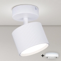 BRILAGI - LED Taškinis šviestuvas STRIPY 1xGX53/15W/230V pr. 82 mm baltas