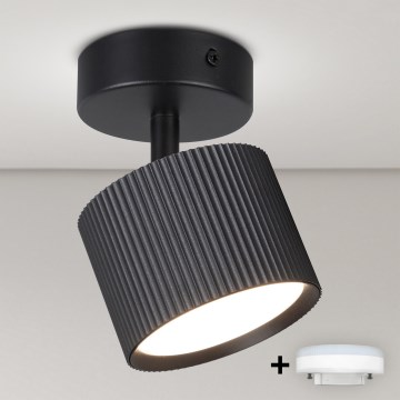 BRILAGI - LED Taškinis šviestuvas STRIPY 1xGX53/15W/230V pr. 82 mm juodas