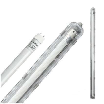 BRILAGI - LED techninis, dulkėms atsparus fluorescencinio tipo šviestuvas OPTIMA T8 1xG13/18W/230V 4000K IP65 128 cm