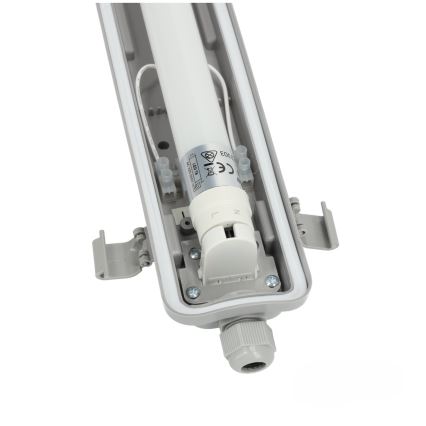 BRILAGI - LED techninis, dulkėms atsparus fluorescencinio tipo šviestuvas OPTIMA T8 1xG13/18W/230V 4000K IP65 128 cm
