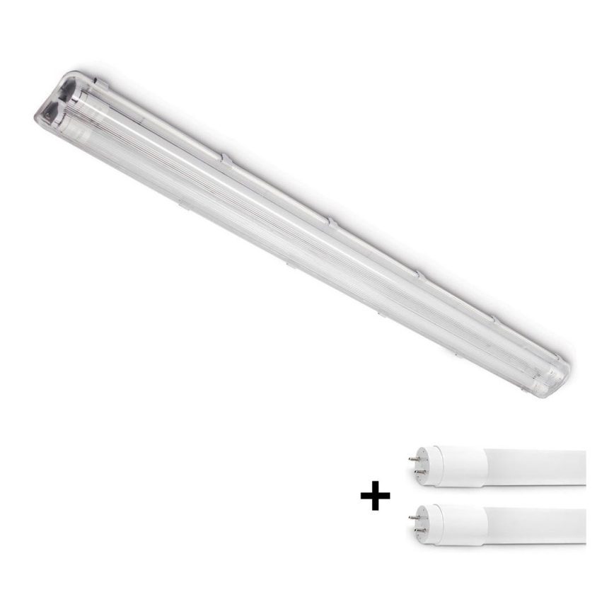 BRILAGI - LED techninis dulkėms atsparus fluorescencinis šviestuvas OPTIMA T8 2xG13/18W/230V 4000K IP65 128 cm - paletė 110 vnt