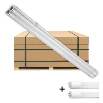 Brilagi - LED techninis fluorescencinis šviestuvas OPTIMA T8 2xG13/18W/230V 4000K IP65 128 cm - paletė 110 vnt
