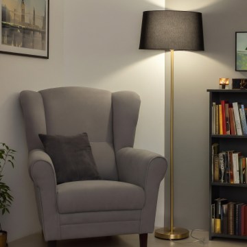 Brilagi - LED toršeras CERIA 1xE27/20W/230V skersmuo 45 cm juodas/auksinis