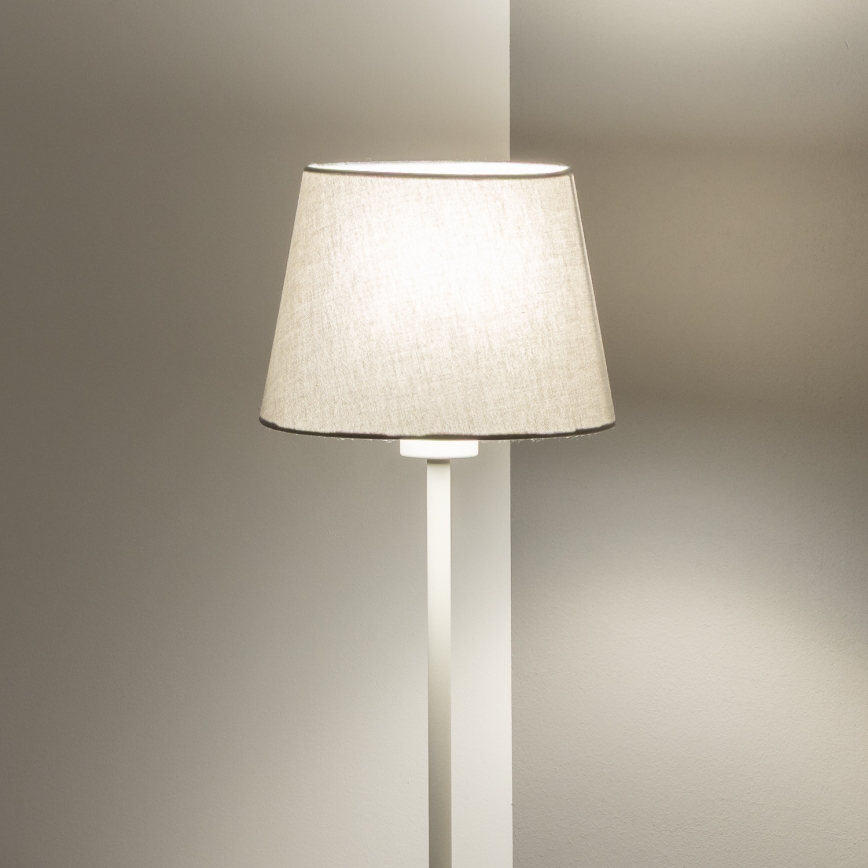 Brilagi - LED toršeras CERIA 1xE27/40W/230V skersm. 20,5 cm pilka/balta
