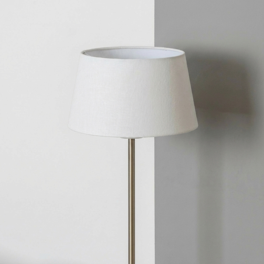 Brilagi - LED toršeras CERIA 1xE27/40W/230V skersmuo 30 cm balta/matinis chromas