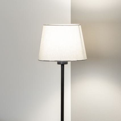 Brilagi - LED toršeras CERIA 1xE27/40W/230V Ø 20,5 cm pilka/juoda
