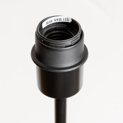 Brilagi - LED toršeras CERIA 1xE27/40W/230V Ø 20,5 cm pilka/juoda