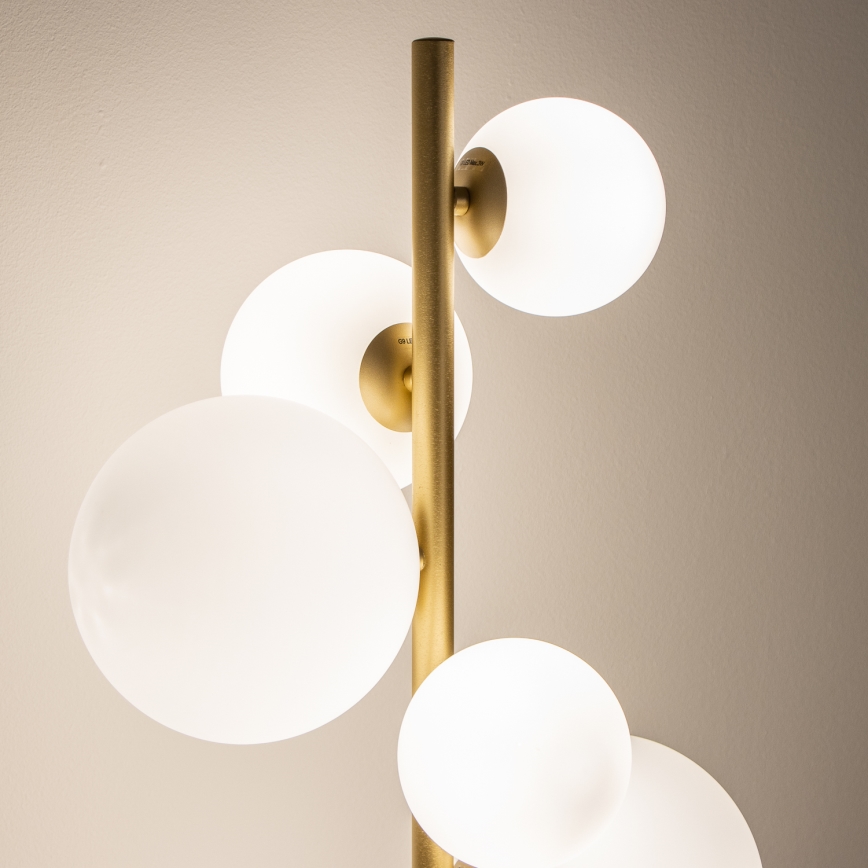 BRILAGI - LED toršeras MILLA 7xG9/3W/230V auksas/balta