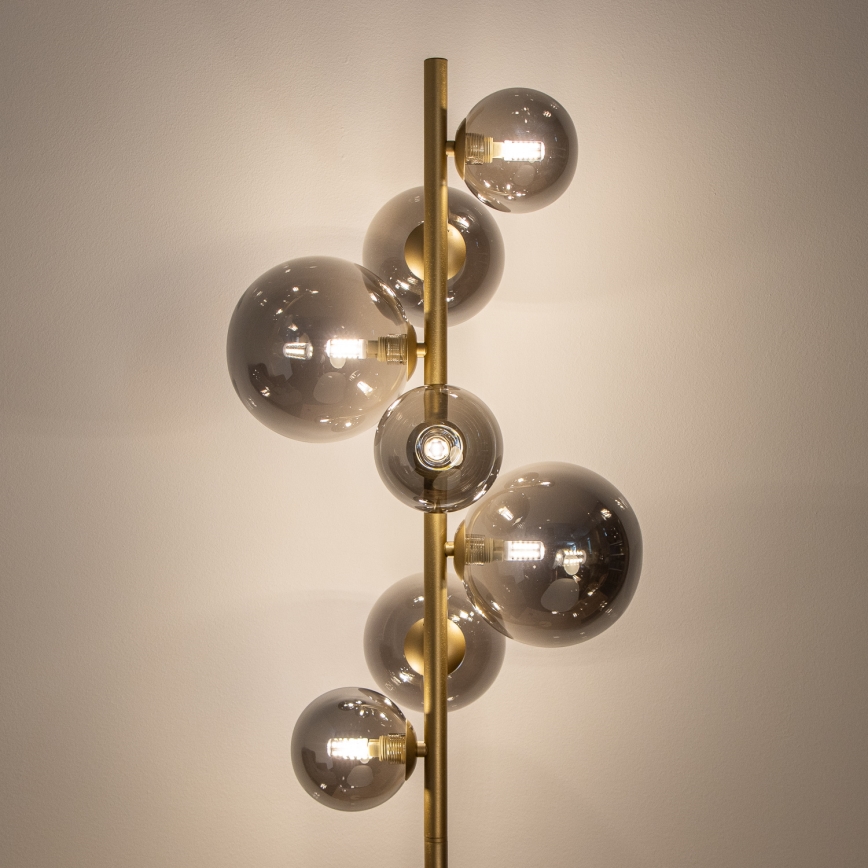BRILAGI - LED toršeras MILLA 7xG9/3W/230V auksas/dūminis
