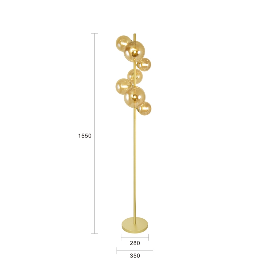 Brilagi - LED toršeras MILLA 7xG9/3W/230V auksas