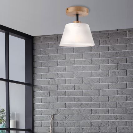 Brilagi - LED  Tvirtinamas sietynas ANTHONY 1xE14/60W/230V ąžuolas/balta