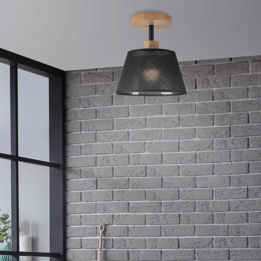 Brilagi - LED  Tvirtinamas sietynas ANTHONY 1xE14/60W/230V ąžuolas/juoda