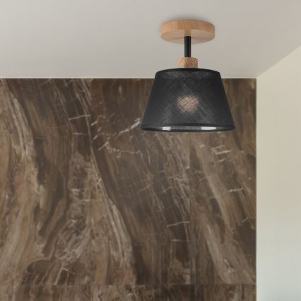 Brilagi - LED  Tvirtinamas sietynas ANTHONY 1xE14/60W/230V ąžuolas/juoda