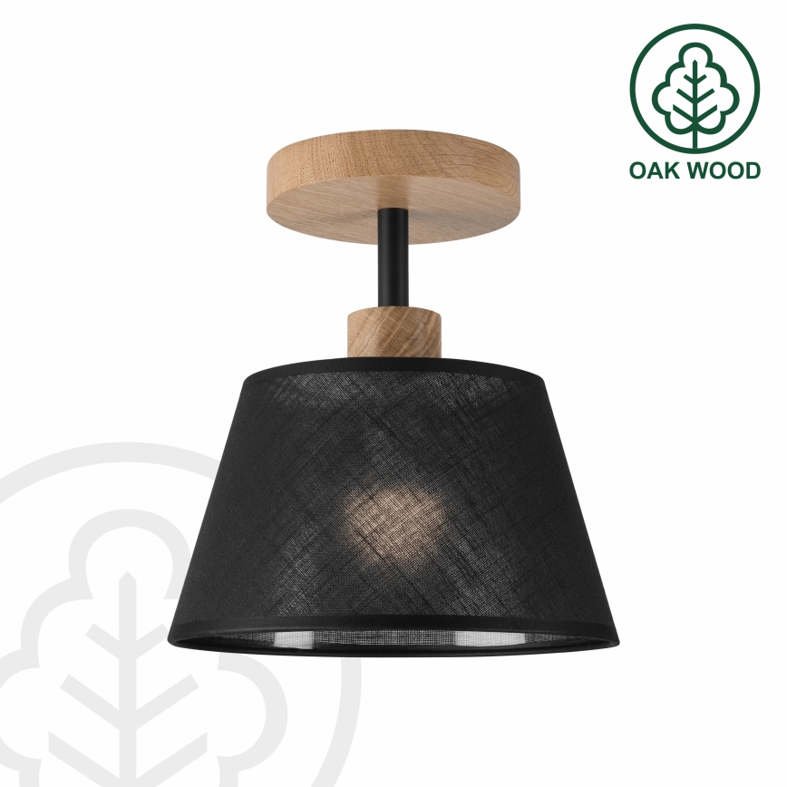 Brilagi - LED  Tvirtinamas sietynas ANTHONY 1xE14/60W/230V ąžuolas/juoda