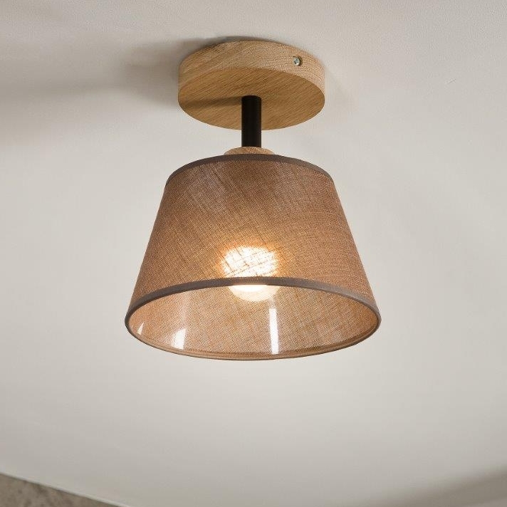 Brilagi - LED  Tvirtinamas sietynas ANTHONY 1xE14/60W/230V ąžuolas/ruda