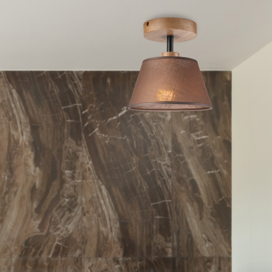 Brilagi - LED  Tvirtinamas sietynas ANTHONY 1xE14/60W/230V ąžuolas/ruda