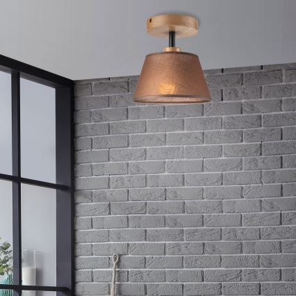 Brilagi - LED  Tvirtinamas sietynas ANTHONY 1xE14/60W/230V ąžuolas/ruda
