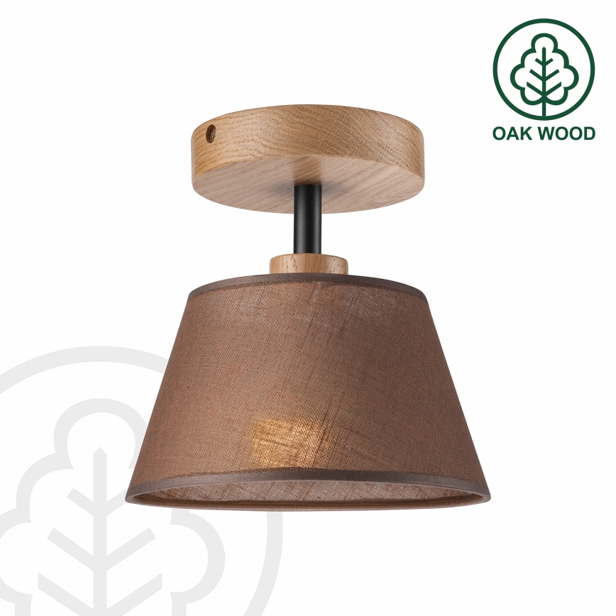 Brilagi - LED  Tvirtinamas sietynas ANTHONY 1xE14/60W/230V ąžuolas/ruda