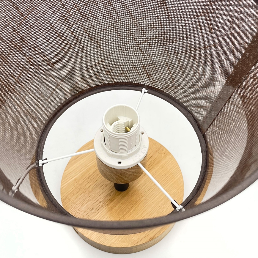 Brilagi - LED  Tvirtinamas sietynas ANTHONY 1xE14/60W/230V ąžuolas/ruda