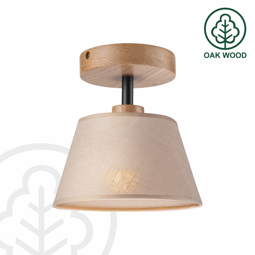 Brilagi - LED  Tvirtinamas sietynas ANTHONY 1xE14/60W/230V ąžuolas/smėlio spalva