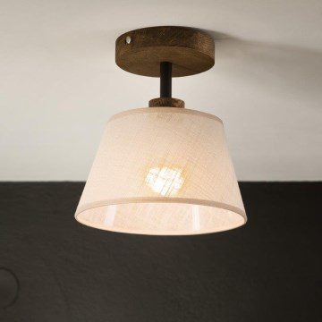 Brilagi - LED  Tvirtinamas sietynas ANTHONY 1xE14/60W/230V ąžuolas/smėlio spalva