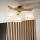 Brilagi - LED  Tvirtinamas sietynas ANTHONY 3xE14/40W/230V ąžuolas/balta