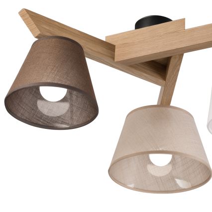 Brilagi - LED  Tvirtinamas sietynas ANTHONY 3xE14/40W/230V ąžuolas