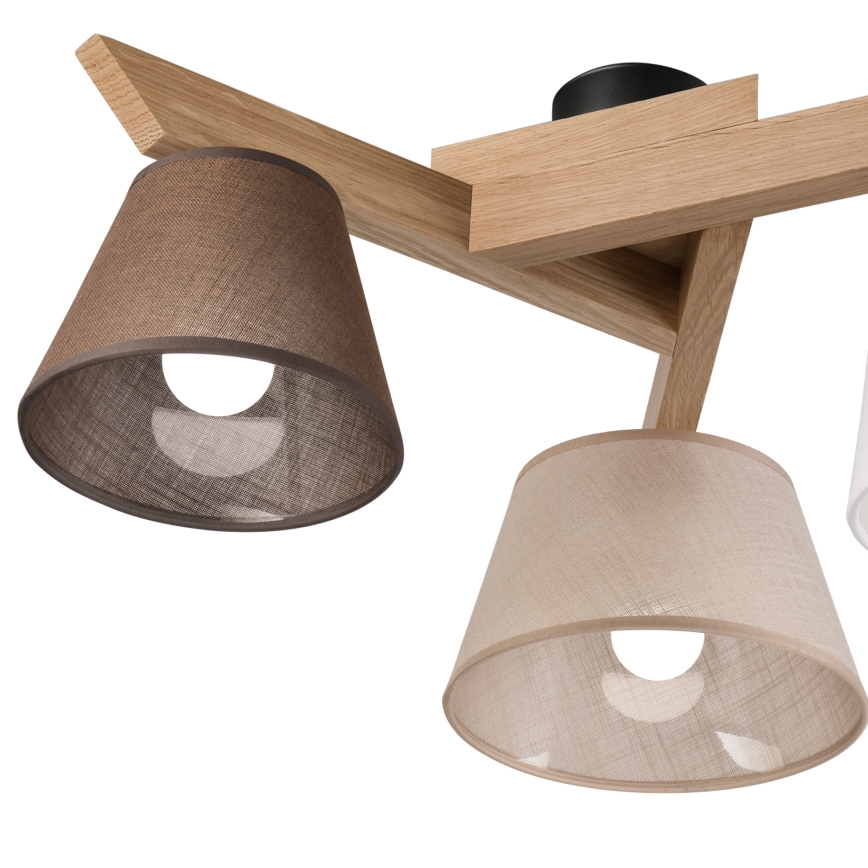 Brilagi - LED  Tvirtinamas sietynas ANTHONY 3xE14/40W/230V ąžuolas