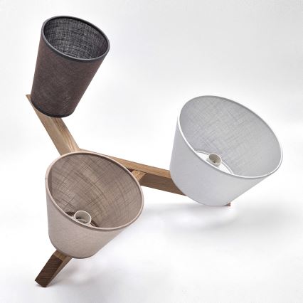 Brilagi - LED  Tvirtinamas sietynas ANTHONY 3xE14/40W/230V ąžuolas