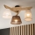 Brilagi - LED  Tvirtinamas sietynas ANTHONY 3xE14/40W/230V ąžuolas