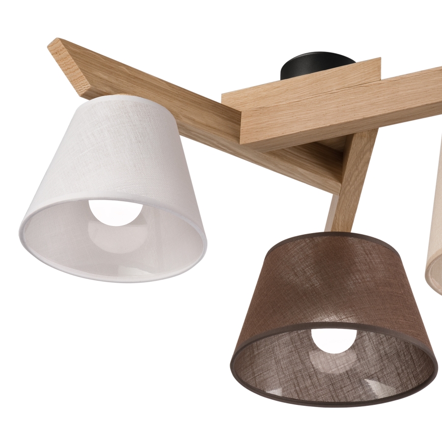 Brilagi - LED  Tvirtinamas sietynas ANTHONY 3xE14/40W/230V ąžuolas