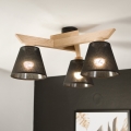 Brilagi - LED  Tvirtinamas sietynas ANTHONY 3xE14/40W/230V ąžuolas/juoda
